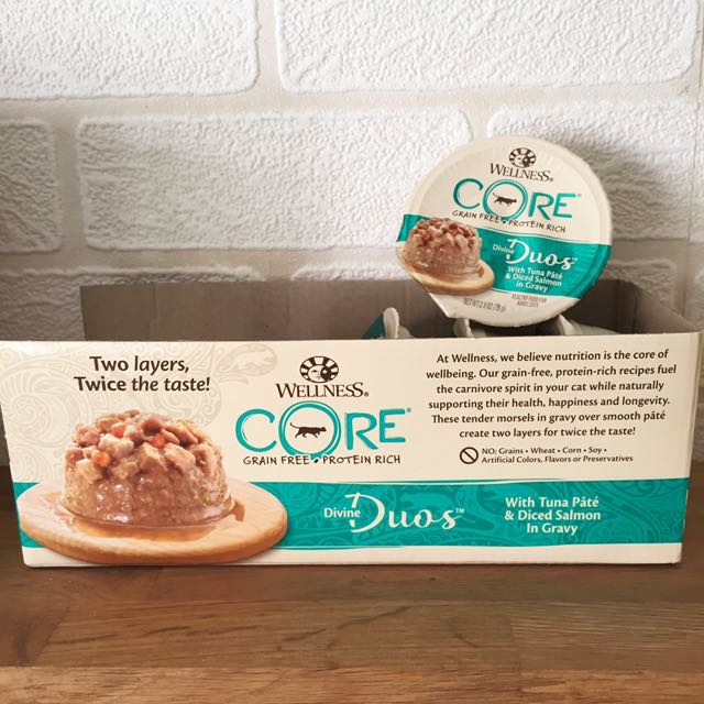 CORE Grain-Free Divine Duos With Tuna Paste & Diced Salmon  Wet Cat Food