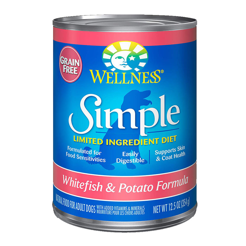 Simple Limited Ingredient Whitefish & Potato Formula Canned Dog Food