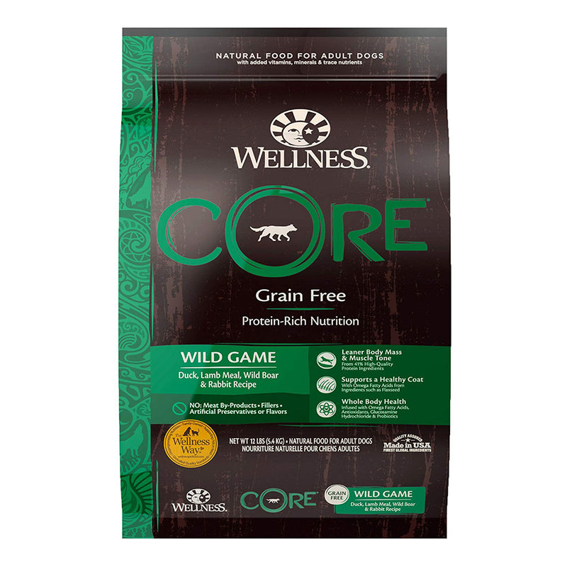 CORE Wild Game Duck, Lamb Meal, Wild Boar, & Rabbit Grain Free Dry Dog Food