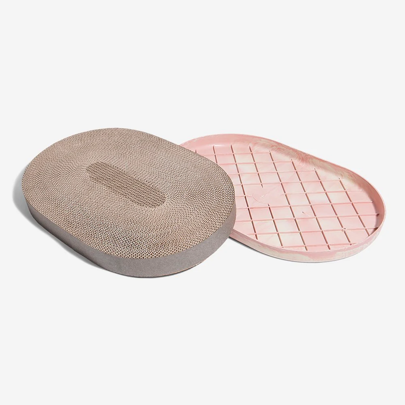 Zee.Cat Light Pink Scratcher for Cats